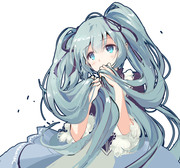 画了一个初音