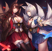 加賀 アズールレーン 赤城 17 11 Pixiv年鑑 B