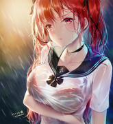 放課後の雨