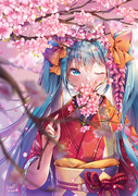 初音ミク_花色衣