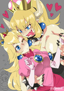 Twitterで描いたクッパ姫(飯Σ綱