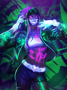 KDA Akali mask-on