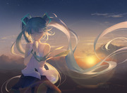 夕阳·初音