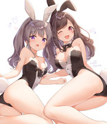 霧子♥恋鐘　バニー🐇ちゃん