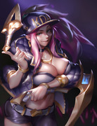 K/DA akali 唇を噛む