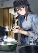 人ん家のカップラーメンを勝手に食う雪女