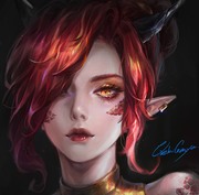 Dragon girl Avatar commission