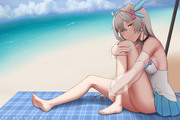 God Kiana in swimsuit