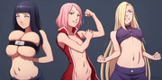 Hinata, Sakura and Ino