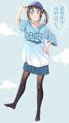 女の子のこういうファッション大好き　ロングTシャツ