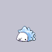 【ポケモンBW風ドット絵】ユキハミ【gif】