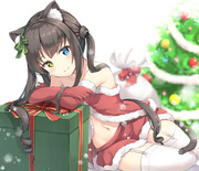 クリスマスねこ