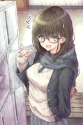 こっそりと下駄箱にチョコを入れようしてる所を発見される女子