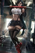 蒂法引体向上锻炼 Tifa pullup