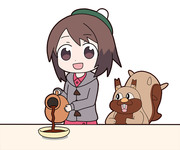 何にでもカレーを注ぐ女