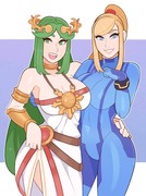 Samus and Palutena