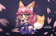 Chibi Tamamo & my Cosplay