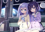 宇宙列車で通学中のフユチノ（夢の話）