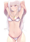 Emilia underwear model