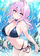 海中水着桜さん