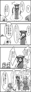 東方大体四コマ漫画