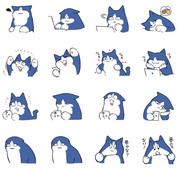 働く猫のまとめ＆LINEスタンプ