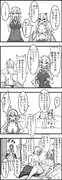 東方大体四コマ漫画