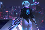 NieR x Cyberpunk 2077.