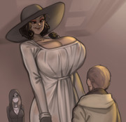 RE8 tall vampire milf