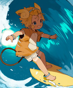 Surfer Alolan Raichu!