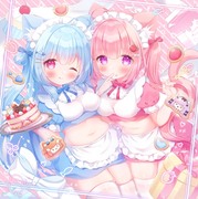 こぼねちゃんとみるくちゃん🐟🍓