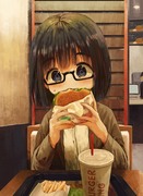 バーガーキング食べてるアラサー