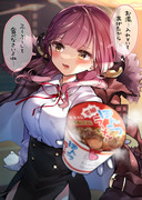 バレンタイン仕様のぽんこつラーメンちゃん