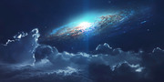 雲海と銀河の幻想