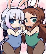 Bunny Suit Kanna and Saikawa