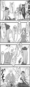 東方大体四コマ漫画