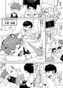 漫画「寝相事情」