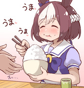 ウマ娘がまだ食ってる途中でしょうが！