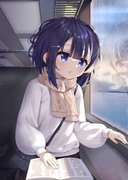 旅の途中（列車シーリズフユちゃん）