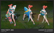 Pool Party Jinx Fanskin concept