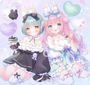 ワサビアちゃん&りりこちゃん