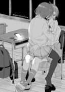 夜の学校のとおまど