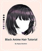 Black Anime Hair Tutorial