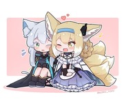 Cat and Fox