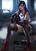 健身的Tifa