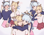 AyaLumi hugs