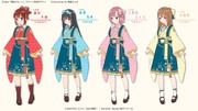 【Cheer球部！】咲武ヶ丘高校「Qace」ステージ衣装デザイン