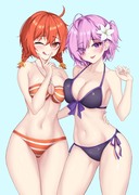 summer8_ぐだ子 & マシュ