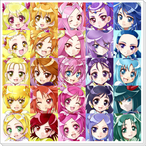 キラキラkawaii プリキュアアイコン全員集合 Pixiv年鑑 B