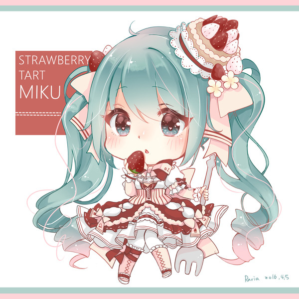 Strawberry tart Miku / 草莓塔初音 ✧*｡